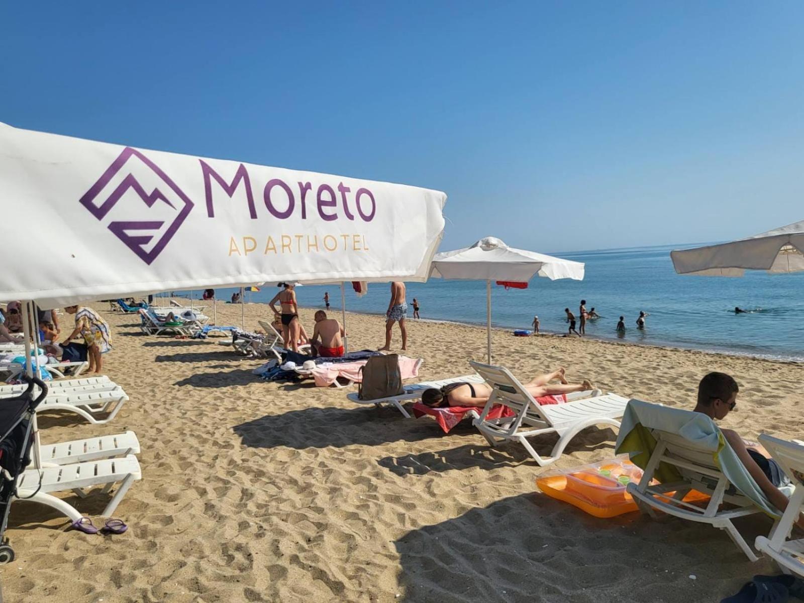 Moreto Seaside Aparthotel Обзор Экстерьер фото